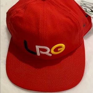LRG  snapback red
